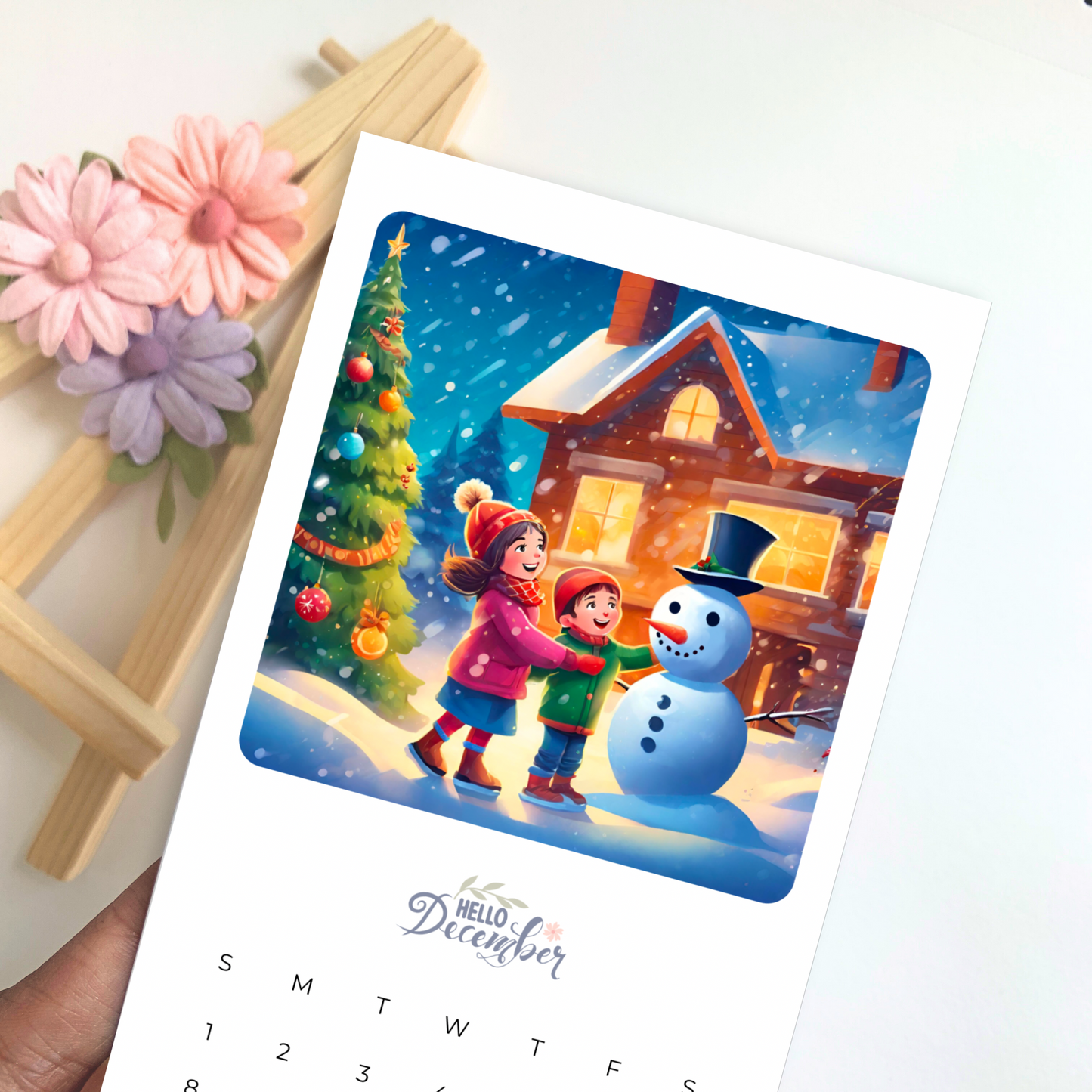 Bookmark Calendar 2024: Innocent Echoes