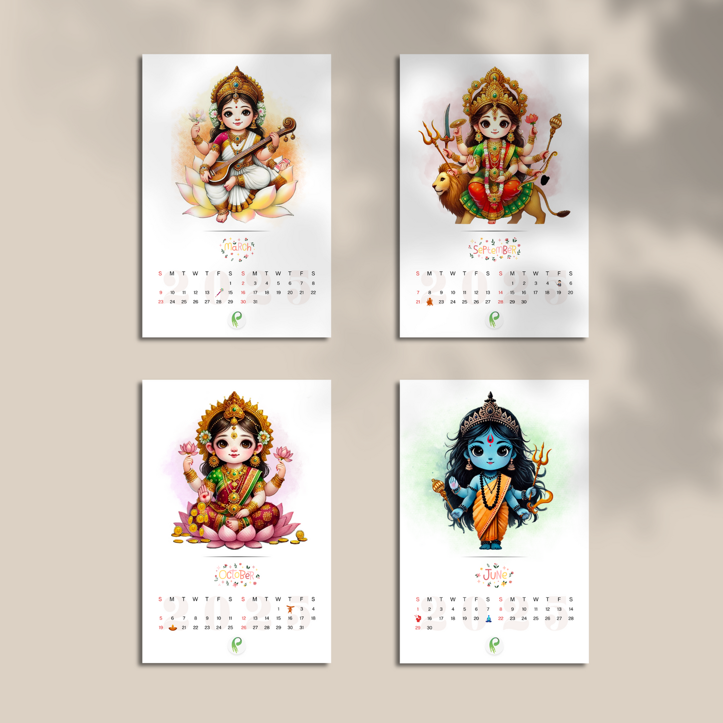 Calendar 2025: Child Gods