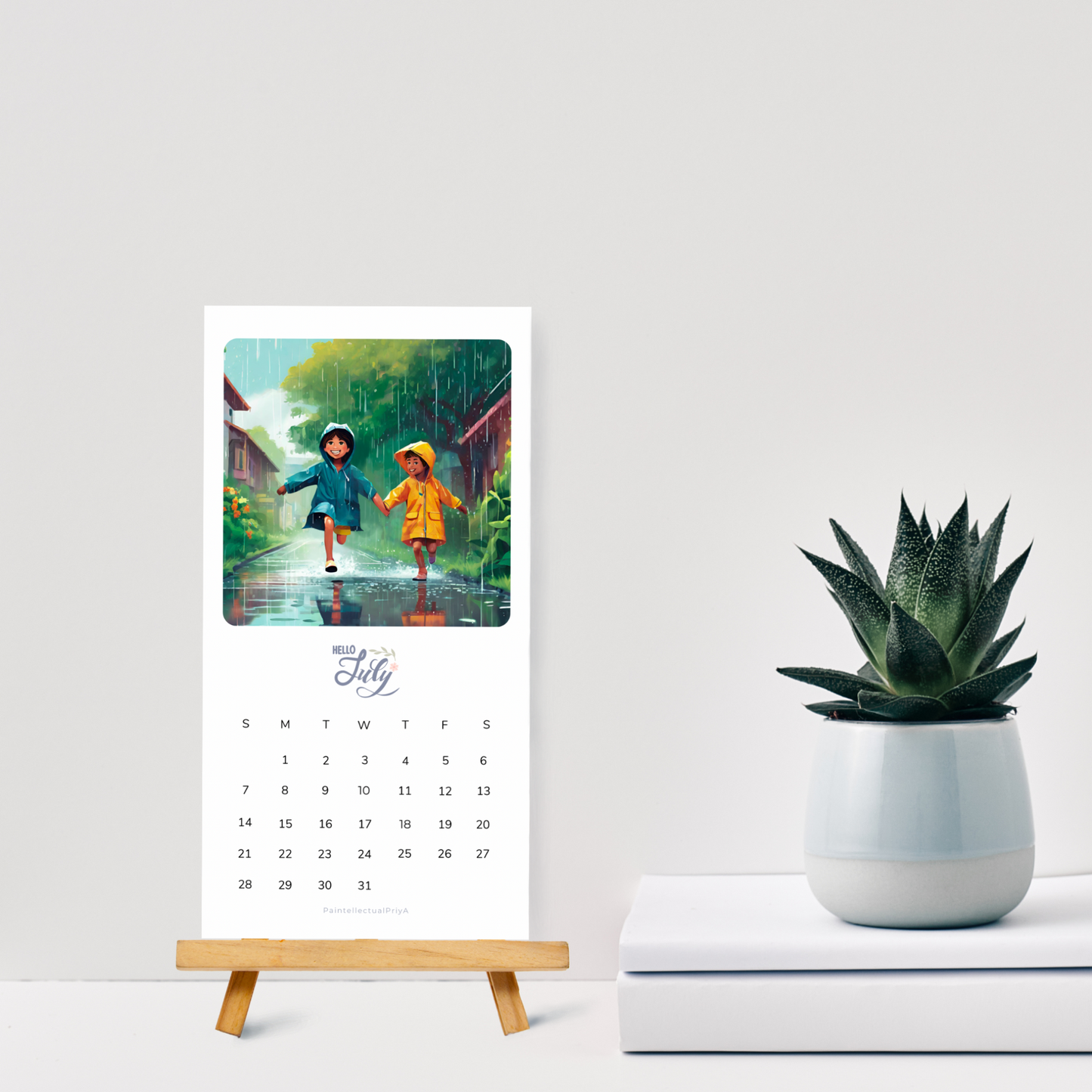 Bookmark Calendar 2024: Innocent Echoes