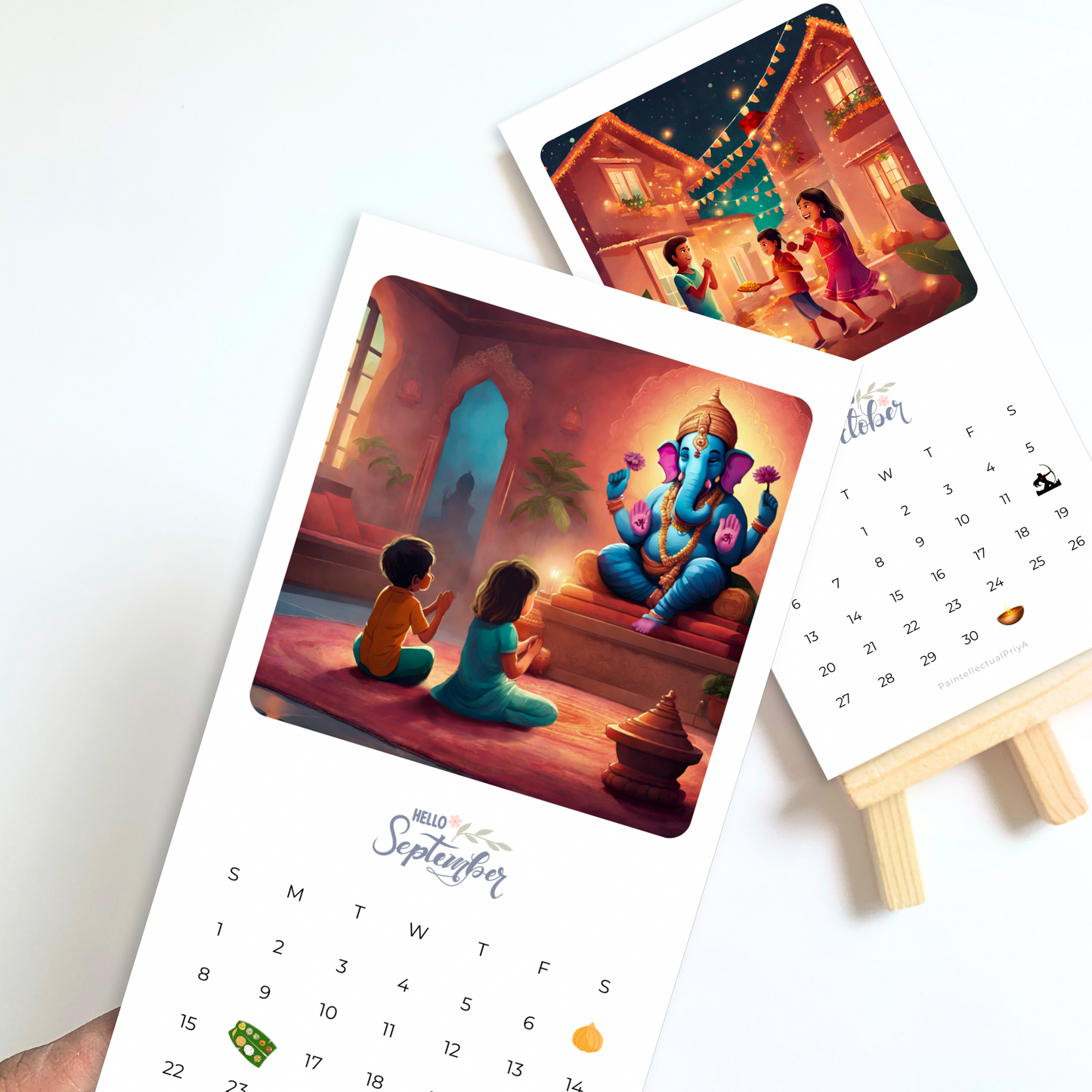 Bookmark Calendar 2024: Innocent Echoes